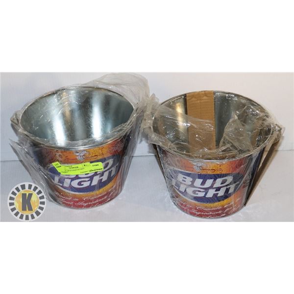 LOT OF 2 BUD LIGHT BUCKET **NEW**