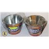 Image 1 : LOT OF 2 BUD LIGHT BUCKET **NEW**