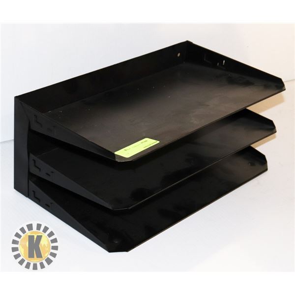 3 PIECE WALL MOUNT FILE HOLDER