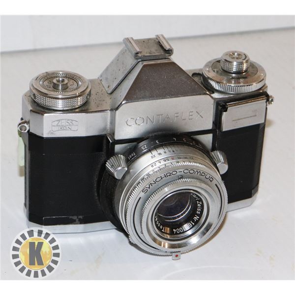 VINTAGE 35MM CAMERA BODY /W LENS – CONTAFLEX