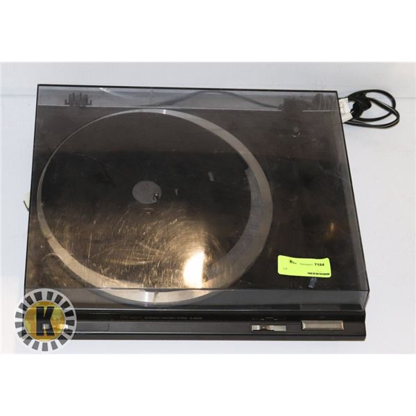 VINTAGE RECORD PLAYER