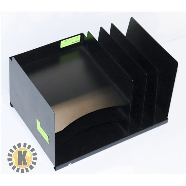 METAL DESKTOP FILER AND ORGANIZER