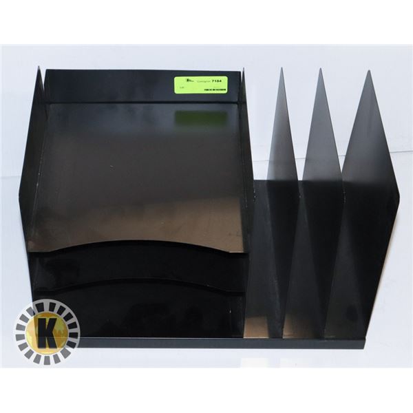 METAL DESKTOP FILER AND ORGANIZER