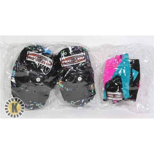 BIKE LOCK & KNEE PAD SET