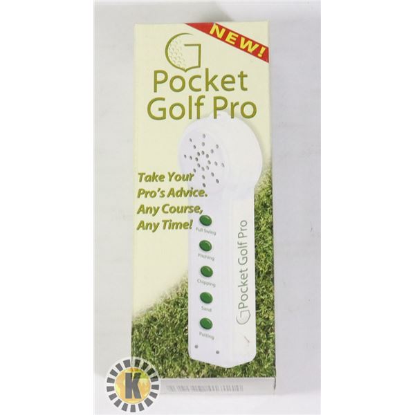 2 NEW POCKET GOLF PRO TIP RECORDING DEVICES
