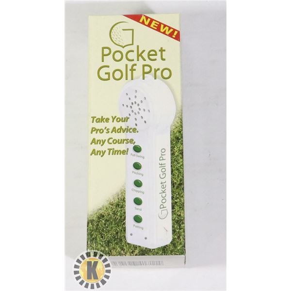2 NEW POCKET GOLF PRO TIP RECORDING DEVICES