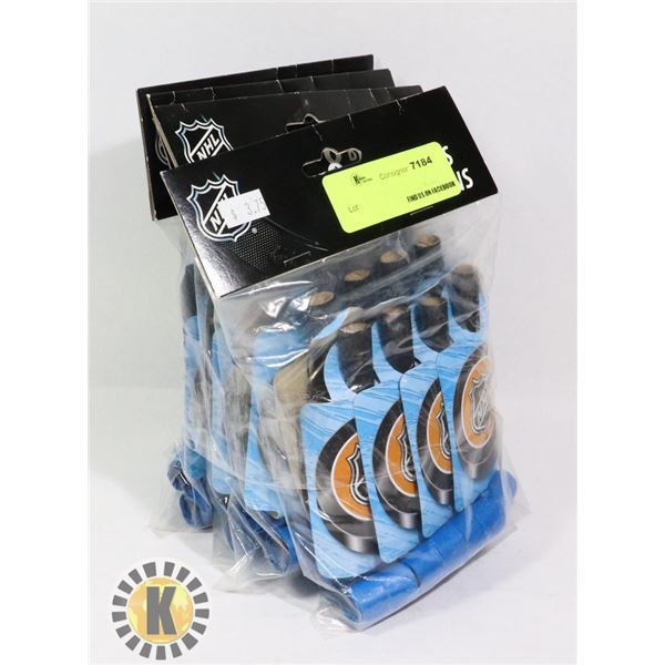 LOT OF 4 PACKS OF 8 NHL BLOWOUT NOISEMAKERS