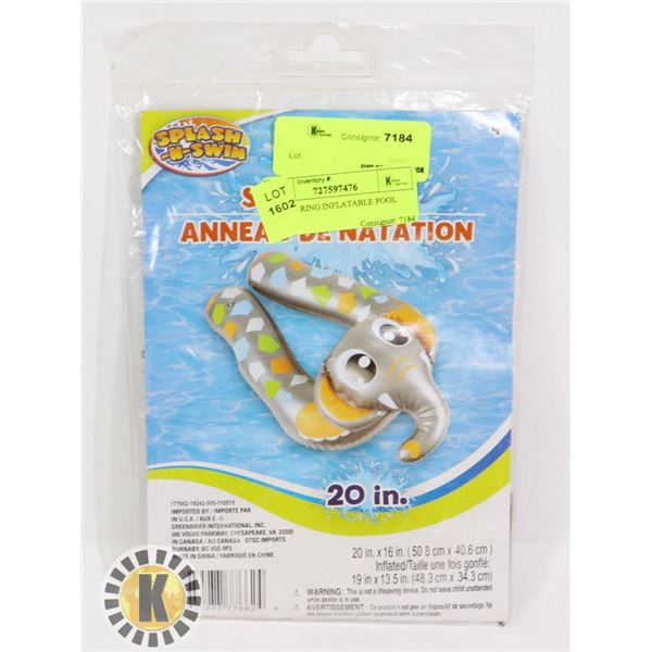 SPLASH RING INFLATABLE POOL TOY