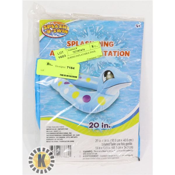 SPLASH RING INFLATABLE POOL TOY