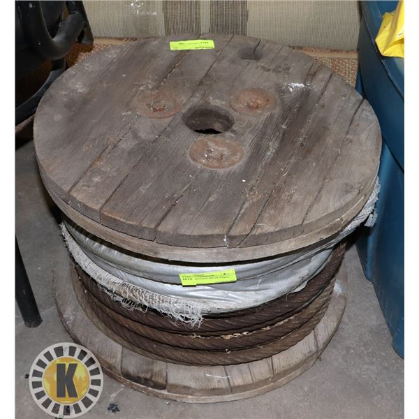 ROLL OF BRAIDED METAL CABLE