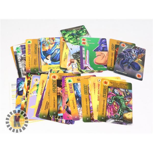 MARVEL OVERPOWER CARDS