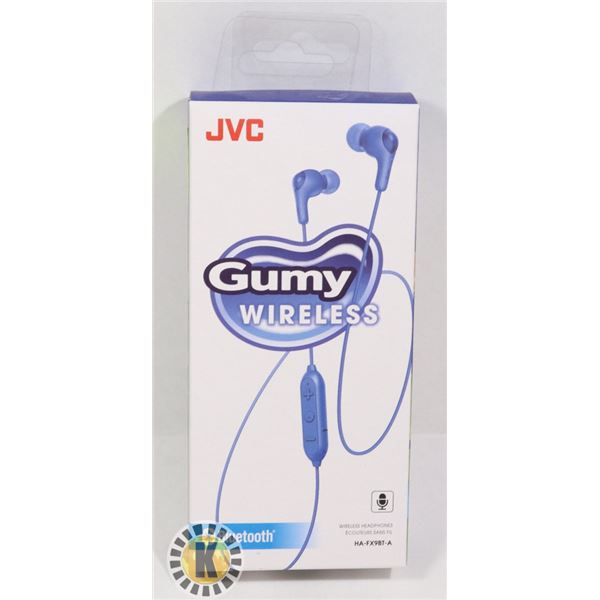 NEW JVC GUMY WIRELESS BLUETOOTH HEADPHONES