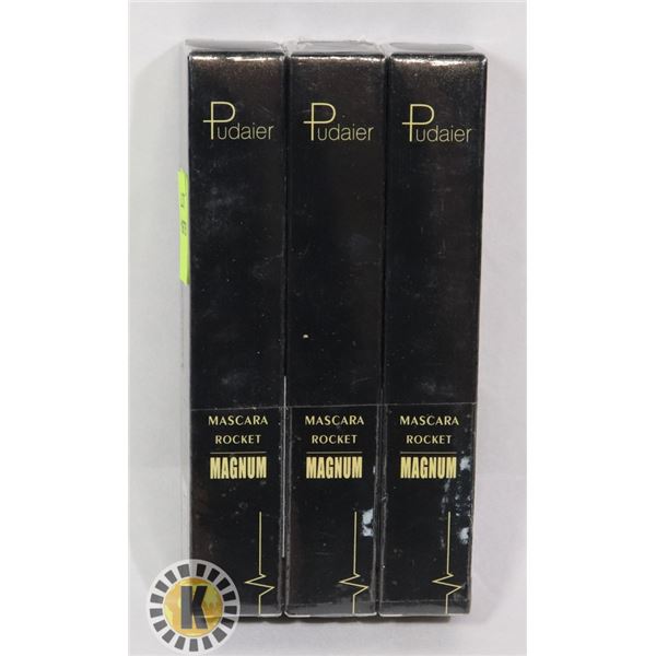BUNDLE OF THREE PUDAIER MASCARA ROCKET (MAGNUM)