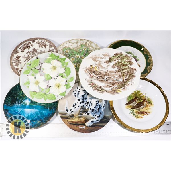 8 HAMILTON COLLECTION PLATES