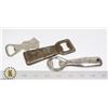Image 1 : 3 X BEER BOTTLE OPENERS LABATT'S OW BECK'S