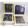 Image 1 : 4 FRAMED PICTURE ART