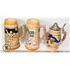 Image 1 : BUNDLE OF ANTIQUE BEER STEINS
