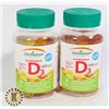 Image 1 : TWO BOTTLES OF JAMIESON GUMMIES D3