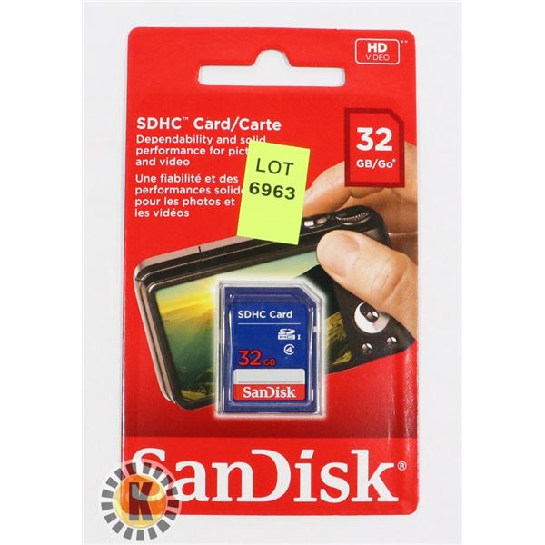 SANDISK SDHV CARD 32GB