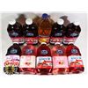 Image 1 : 9   1.89L CRANBERRY JUICE & I   2L APPLE JUICE