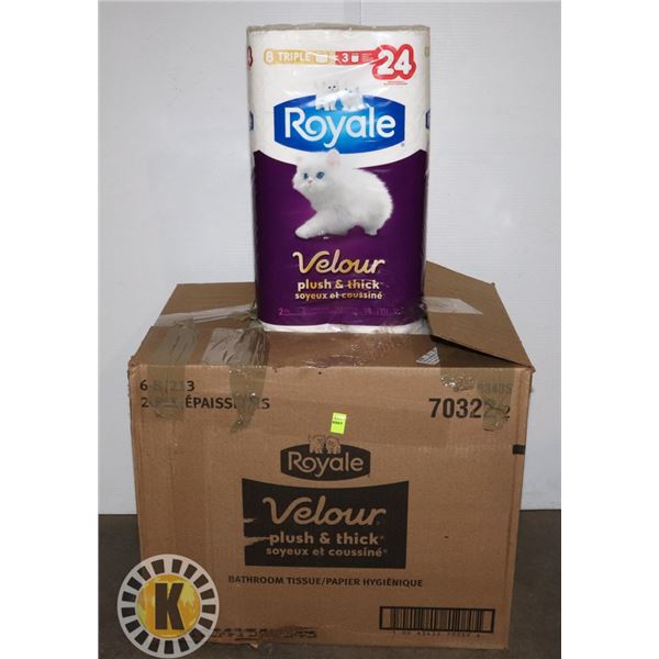 BOX OF 48 ROYALE TOILET PAPER
