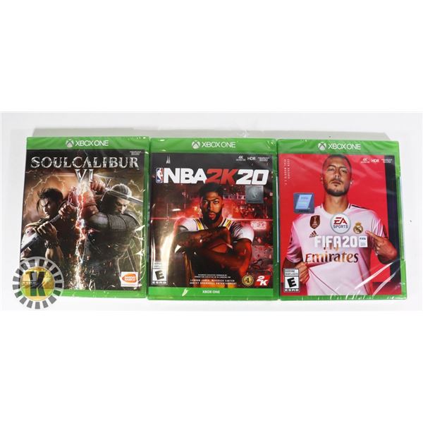 BUNDLE OF 3 XBOX GAMES