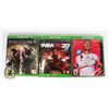Image 1 : BUNDLE OF 3 XBOX GAMES