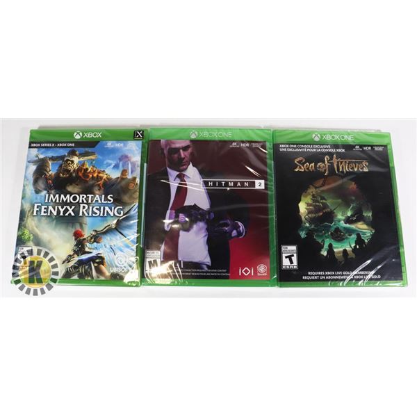 BUNDLE OF 3 XBOX GAMES