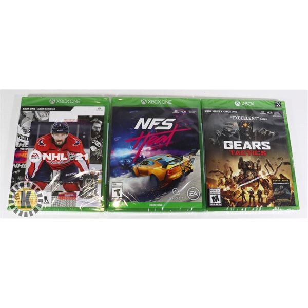 BUNDLE OF 3 XBOX GAMES
