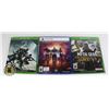 Image 1 : BUNDLE OF 3 XBOX GAMES