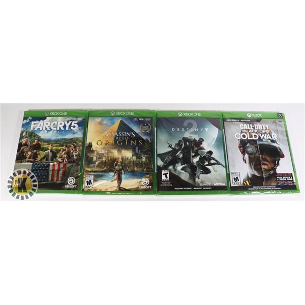 BUNDLE OF 4 XBOX GAMES