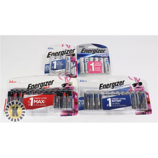 BUNDLE OF ENERGIZER ULTIMATE LITHIUM (AA) BATTERY