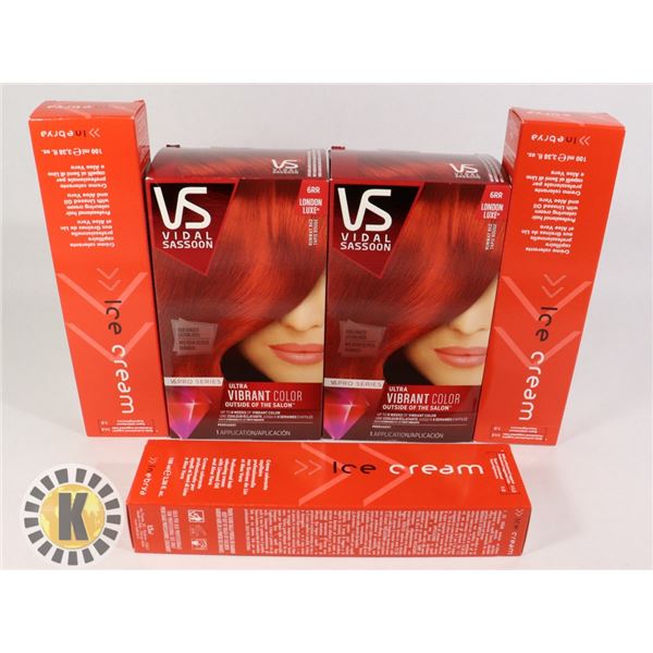 VIDAL SASSOON & ICE CREAM HAIR PRODUCT