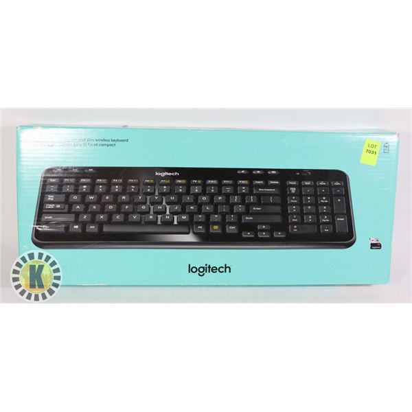LOGITECH K360 SLIM WIRELESS KEYBOARD