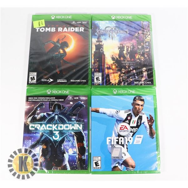 BUNDLE OF 4 NEW XBOX GAMES