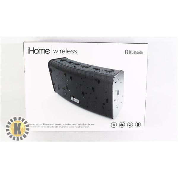 IHOME WIRELESS BLUETOOTH SPEAKER