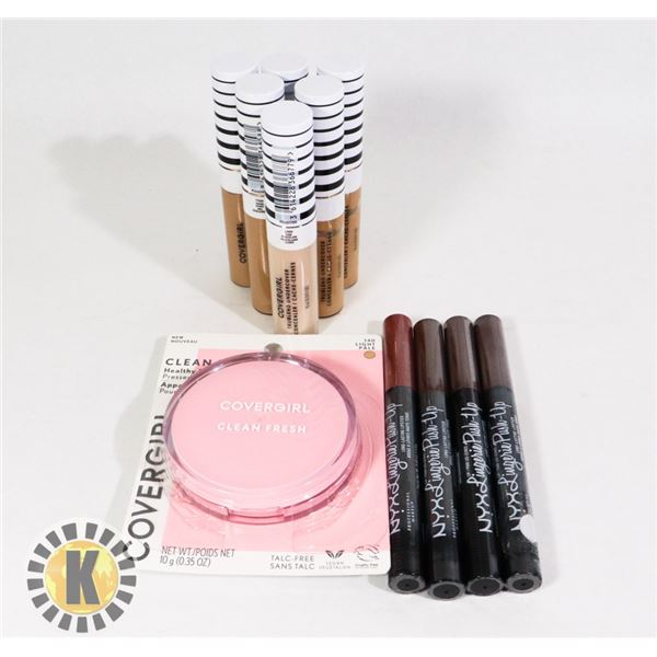 ASSORTED COSMETIC MAKE-UP ITEMS INCLUDES NYX