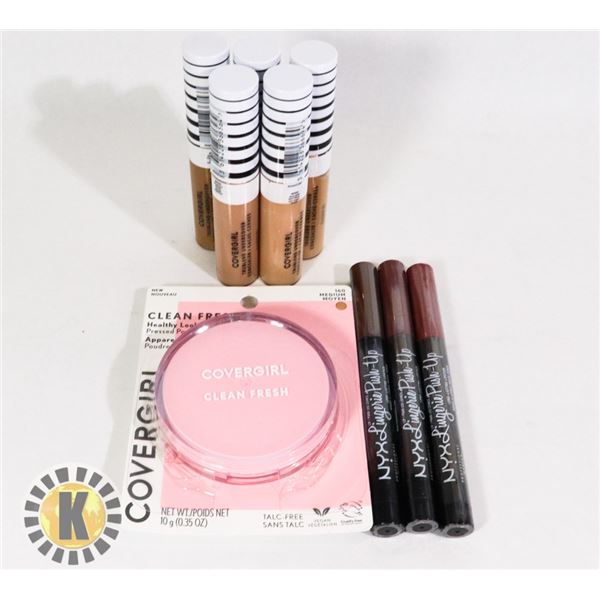 ASSORTED COSMETIC MAKE-UP ITEMS INCLUDES NYX