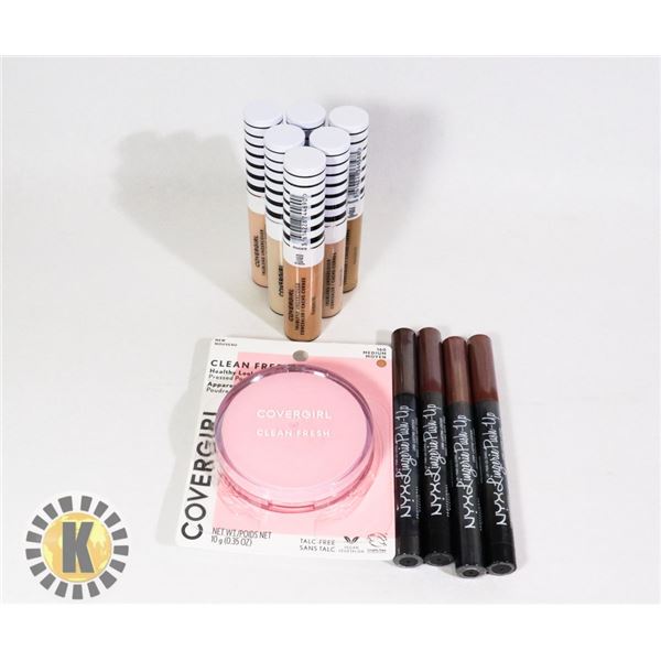 ASSORTED COSMETIC MAKE-UP ITEMS INCLUDES NYX