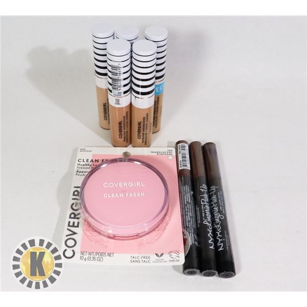 ASSORTED COSMETIC MAKE-UP ITEMS INCLUDES NYX