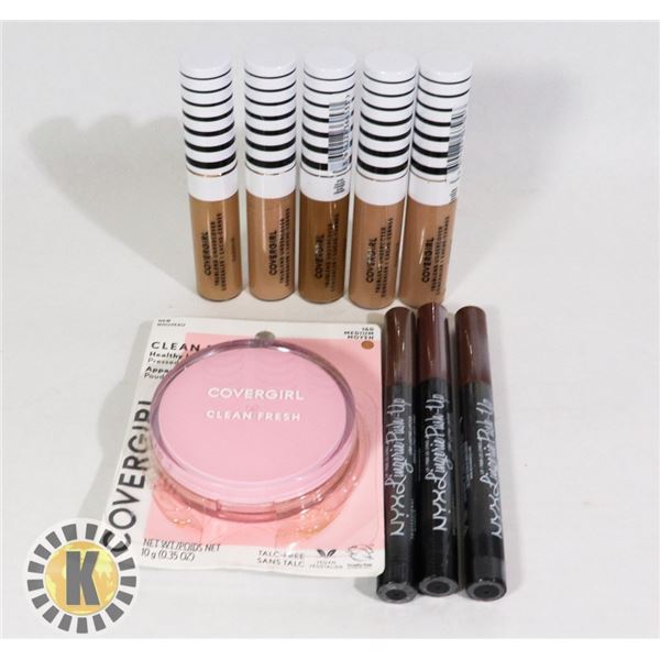 ASSORTED COSMETIC MAKE-UP ITEMS INCLUDES NYX