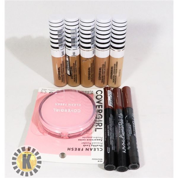 ASSORTED COSMETIC MAKE-UP ITEMS INCLUDES NYX