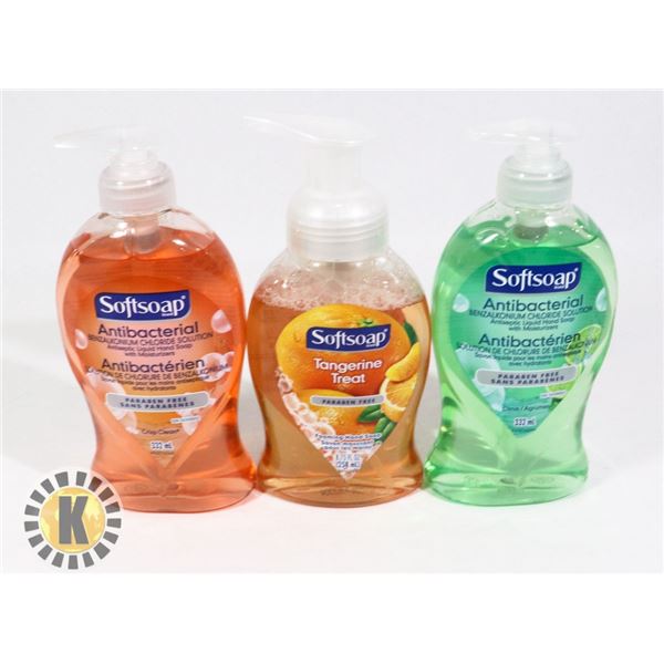 BAG OF ASSORTED SOFT SOAP  HAND WASH