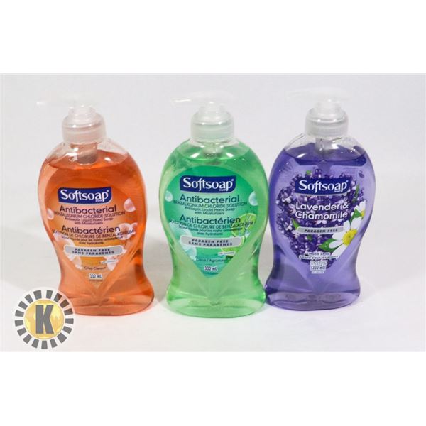 BAG OF ASSORTED SOFT SOAP  HAND WASH