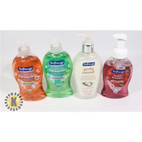 BAG OF ASSORTED SOFT SOAP  HAND WASH