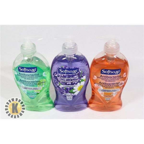 BAG OF ASSORTED SOFT SOAP  HAND WASH