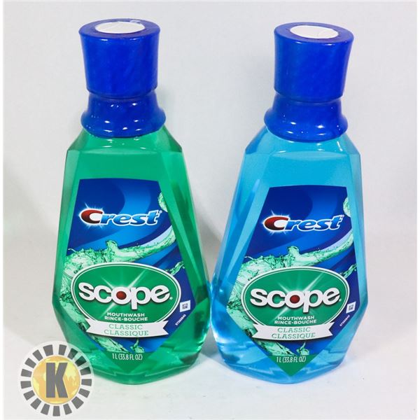 BAG OF COLGATE SCOPE MOUTH WASH
