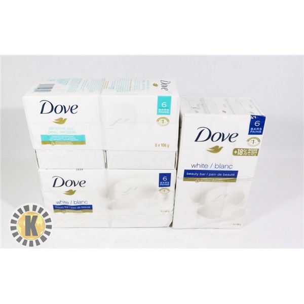 ASSORTED BAG OF DOVE BAR SOAP