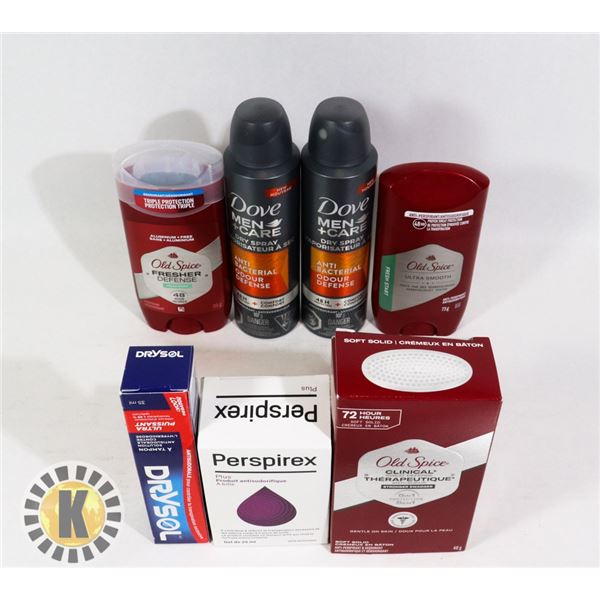 ASSORTED BAG OF MEN ANTI-PERSPIRANT