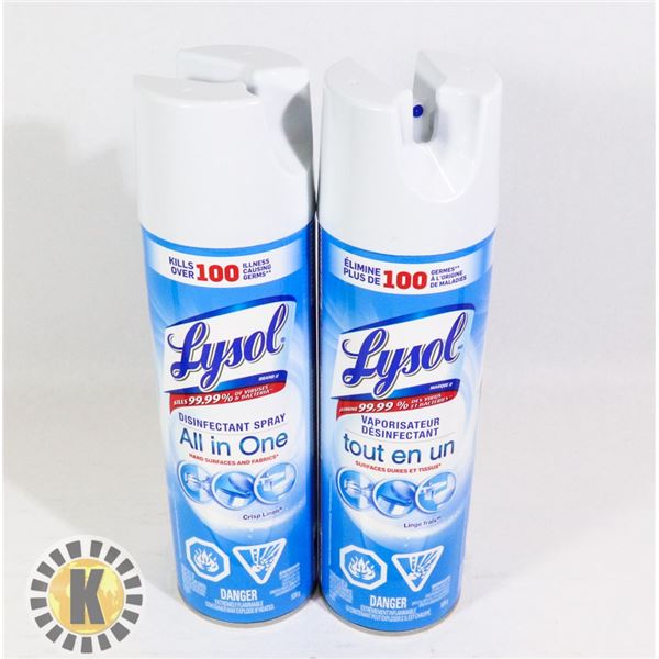 BAG OF LYSOL DISINFECTANT SPRAY